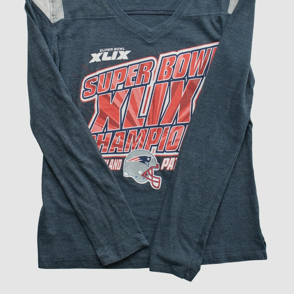 New England Patriots Fanatics Super Bowl XLIX Team Edition Apparel 2015 Long Sleeve T-shirt