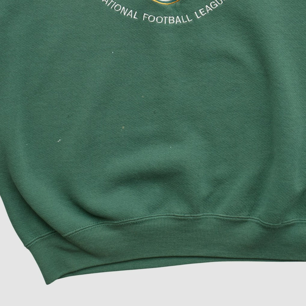 Green Bay Packers Fanatics Nutmeg 90s Pullover Sweatshirt