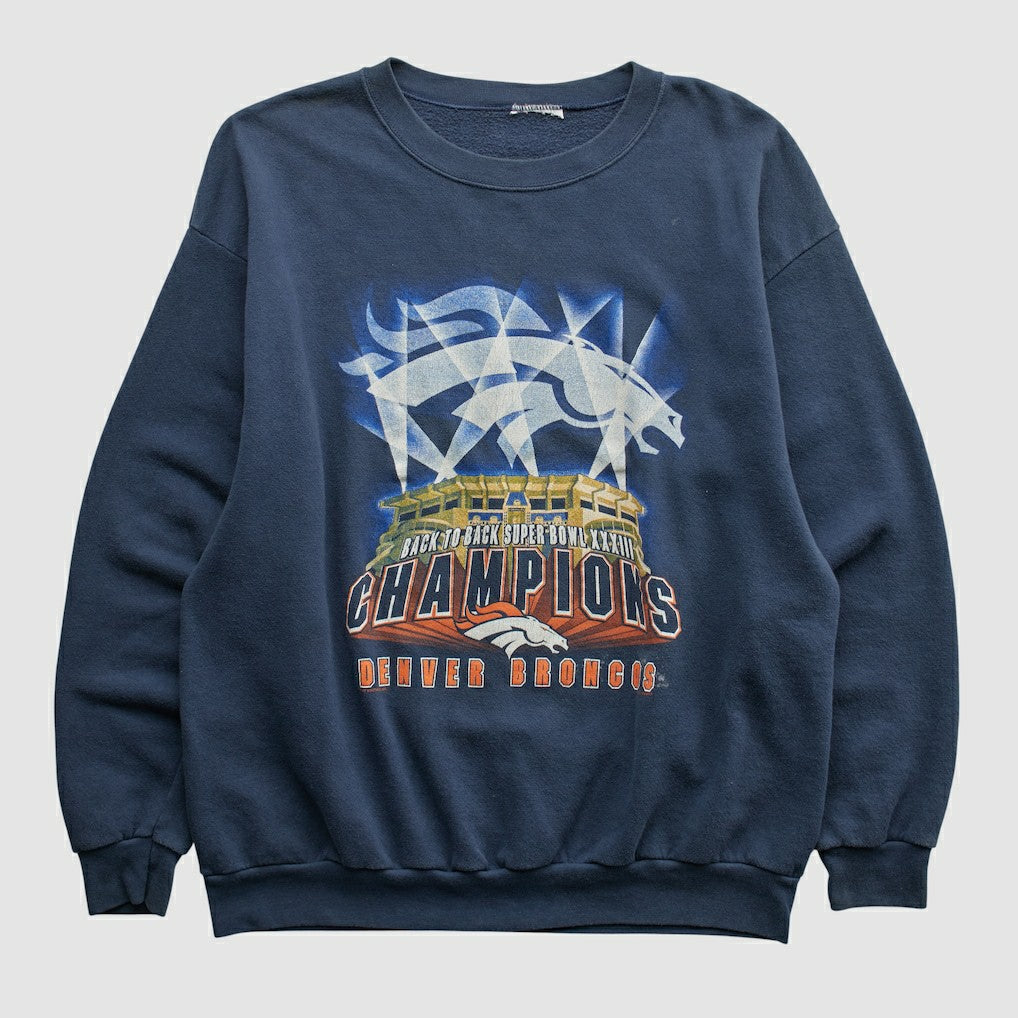 Denver Broncos Fanatics 1999 Pullover Sweatshirt