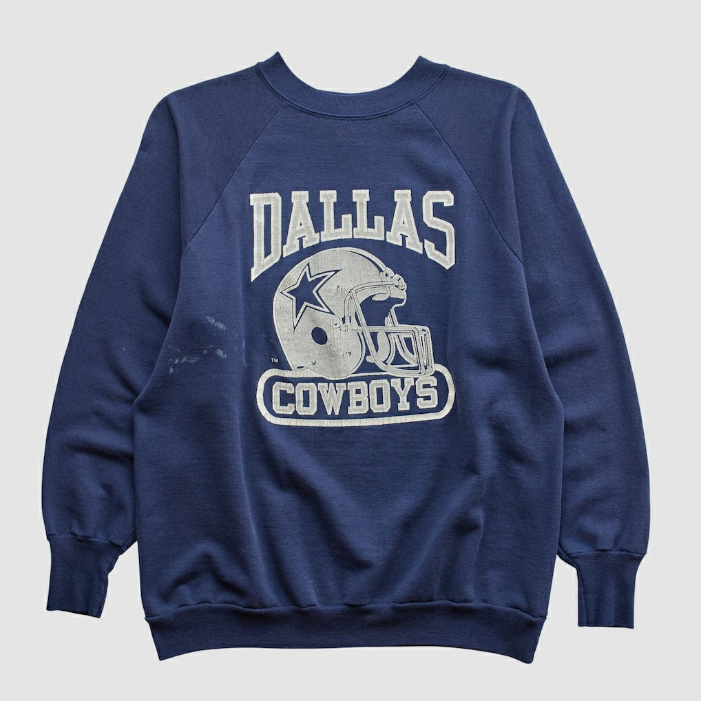 Dallas Cowboys Fanatics Logo 7 80s Pullover Sweatshirt