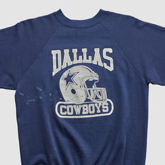 Dallas Cowboys Fanatics Logo 7 80s Pullover Sweatshirt