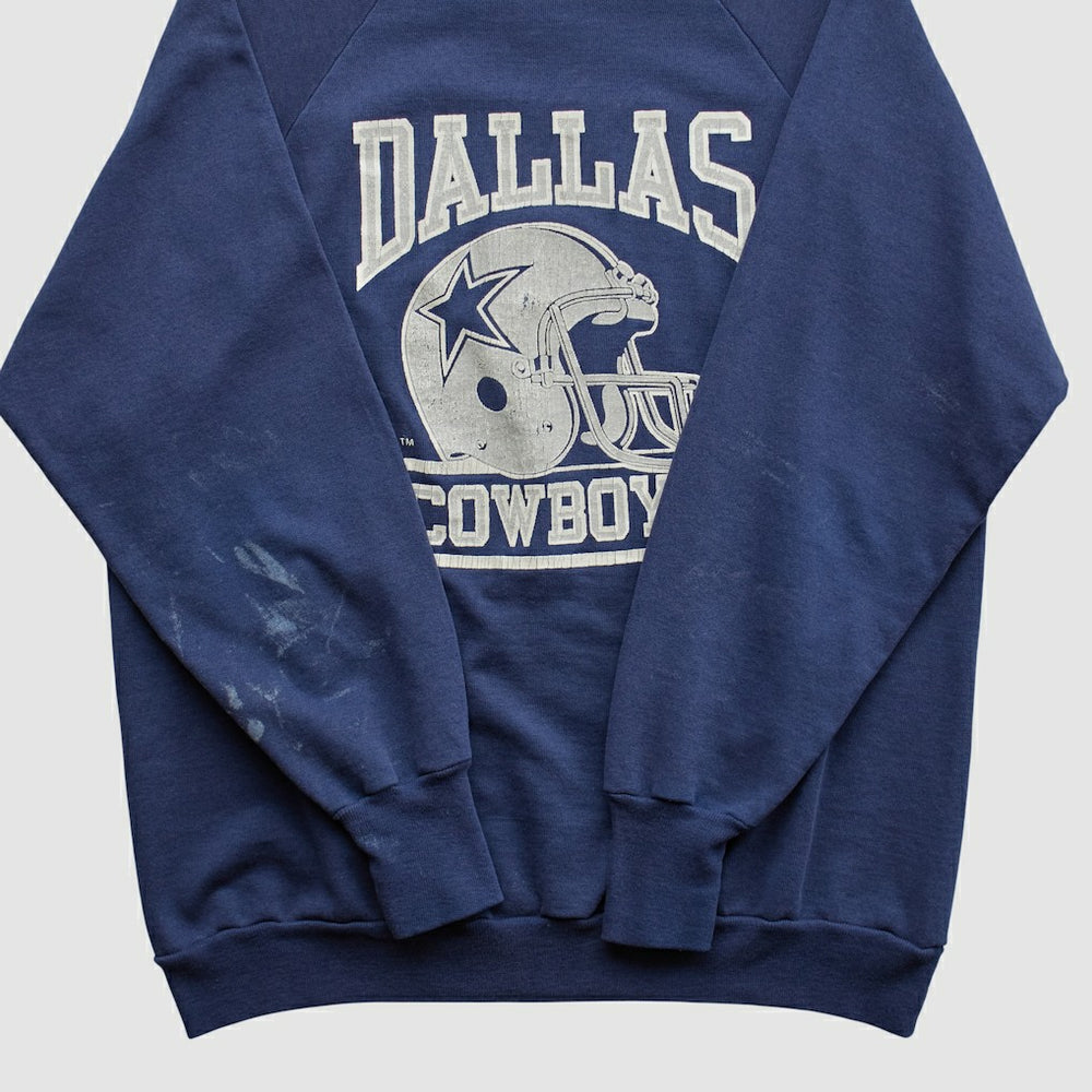Dallas Cowboys Fanatics Logo 7 80s Pullover Sweatshirt