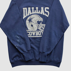 Dallas Cowboys Fanatics Logo 7 80s Pullover Sweatshirt