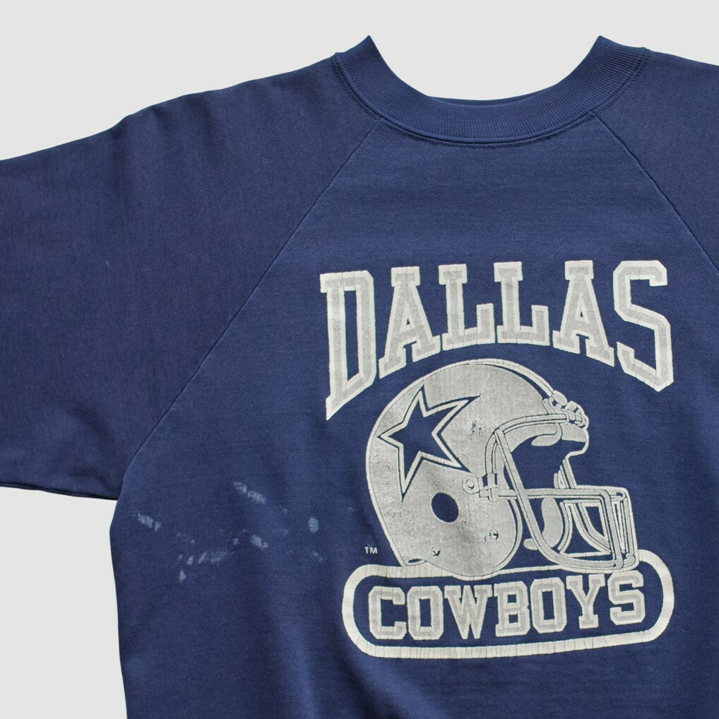 Dallas Cowboys Fanatics Logo 7 80s Pullover Sweatshirt