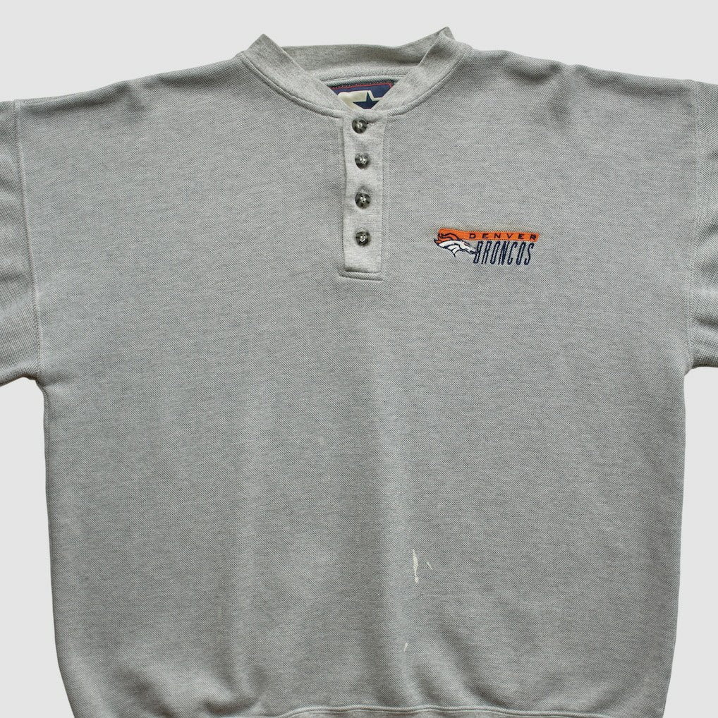Denver Broncos Fanatics Starter 90s Pullover Sweatshirt