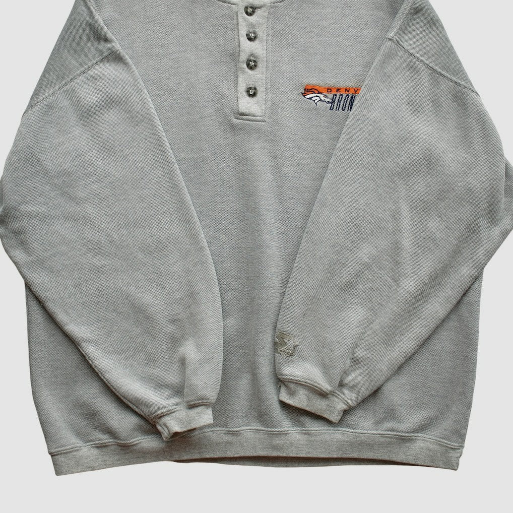 Denver Broncos Fanatics Starter 90s Pullover Sweatshirt