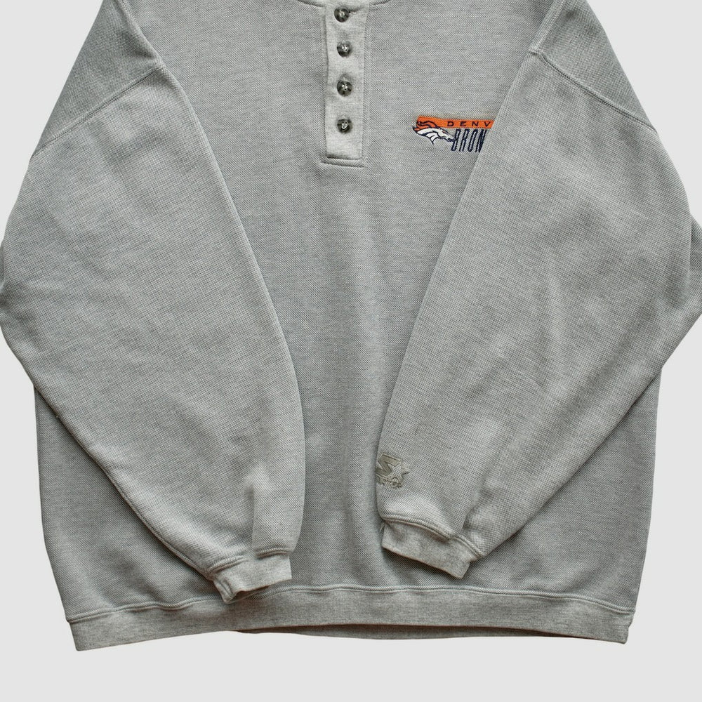 Denver Broncos Fanatics Starter 90s Pullover Sweatshirt