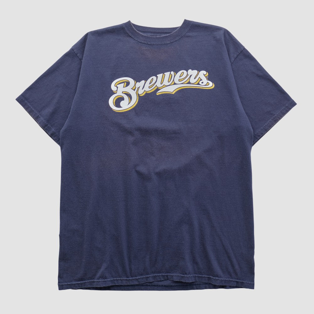 Milwaukee Brewers Majestic 2000s T-shirt | MLB Shop