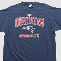 New England Patriots Fanatics Lee Apparel 2002 T-shirt