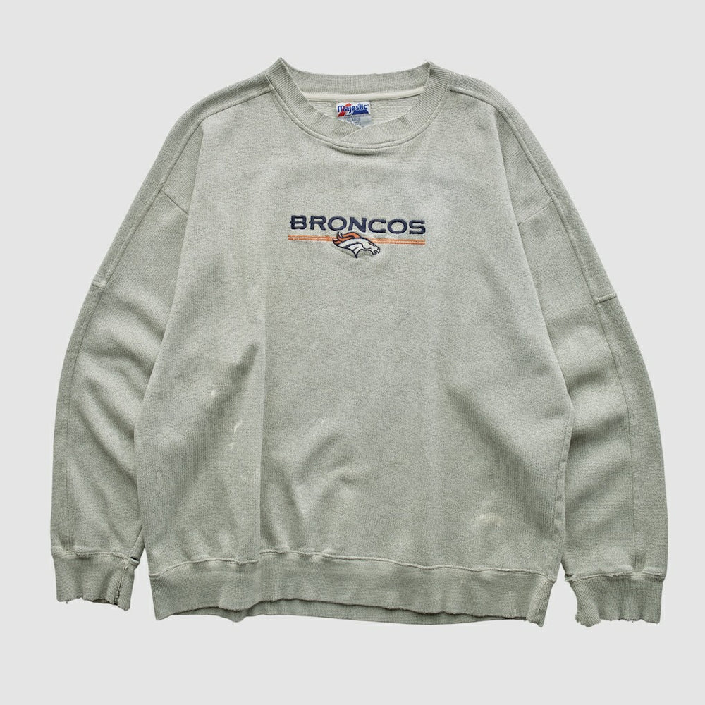 Denver Broncos Fanatics Majestic 2000s Pullover Sweatshirt