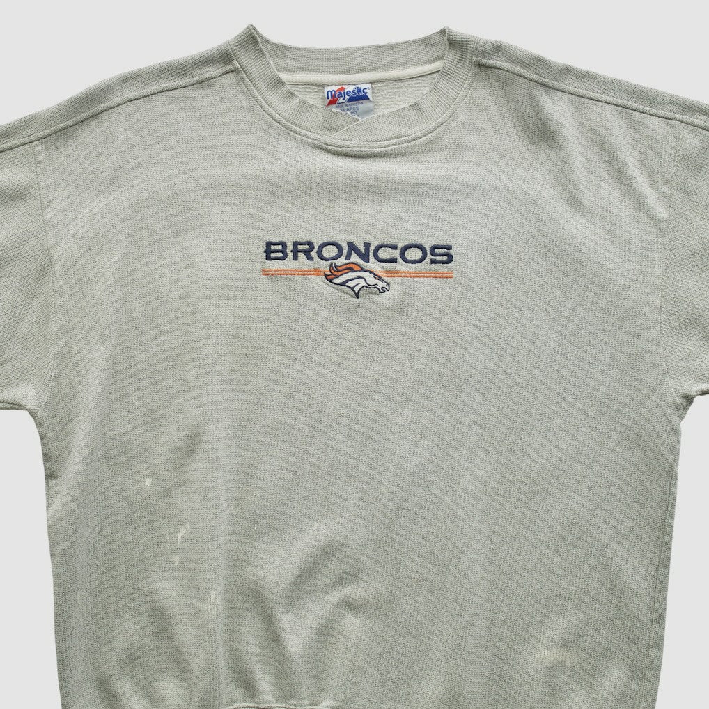 Denver Broncos Fanatics Majestic 2000s Pullover Sweatshirt