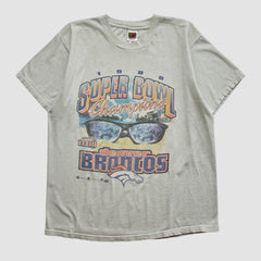 Denver Broncos Fanatics Super Bowl XXXIII Fruit of The Loom 1998 T-shirt