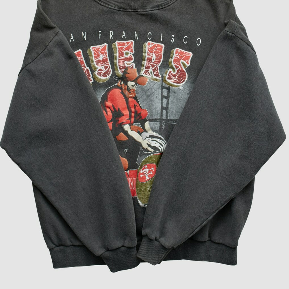 San Francisco 49ers Fanatics All Out Fan 90s Pullover Sweatshirt