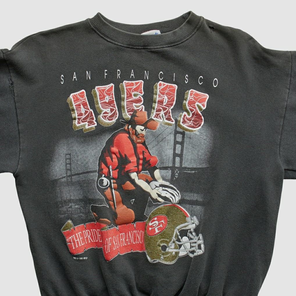 San Francisco 49ers Fanatics All Out Fan 90s Pullover Sweatshirt