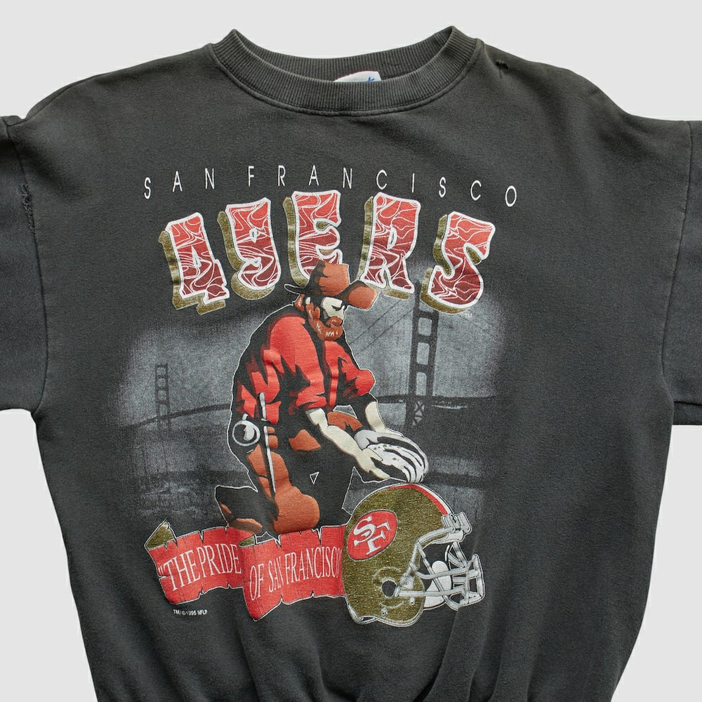 San Francisco 49ers Fanatics All Out Fan 90s Pullover Sweatshirt