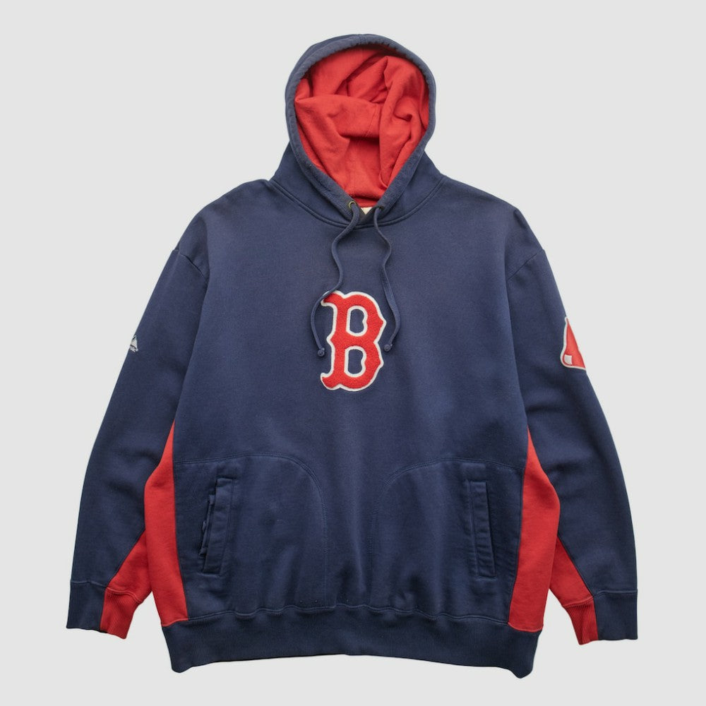 Boston Red Sox Majestic 2000s Hooded Pullover Sweatshirt | MLB US