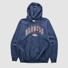 Denver Broncos Fanatics Pro Player 90s Hooded Pullover Sweatshirt