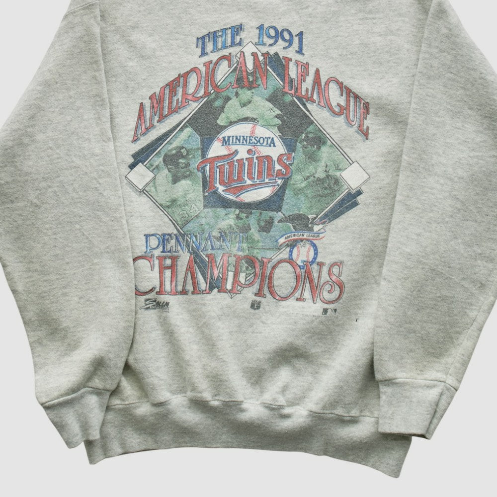 Minnesota Twins Salem Sportswear 1991 Pullover Sweatshirt | MLB Shop