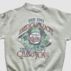 Minnesota Twins Salem Sportswear 1991 Pullover Sweatshirt | MLB Shop