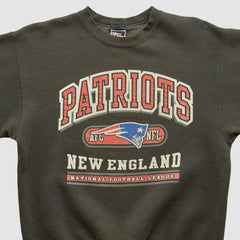 New England Patriots Fanatics Pro Player 90s Pullover Sweatshirt