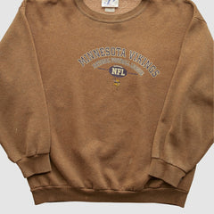 Minnesota Vikings Fanatics Logo Athletic 2000s Pullover Sweatshirt