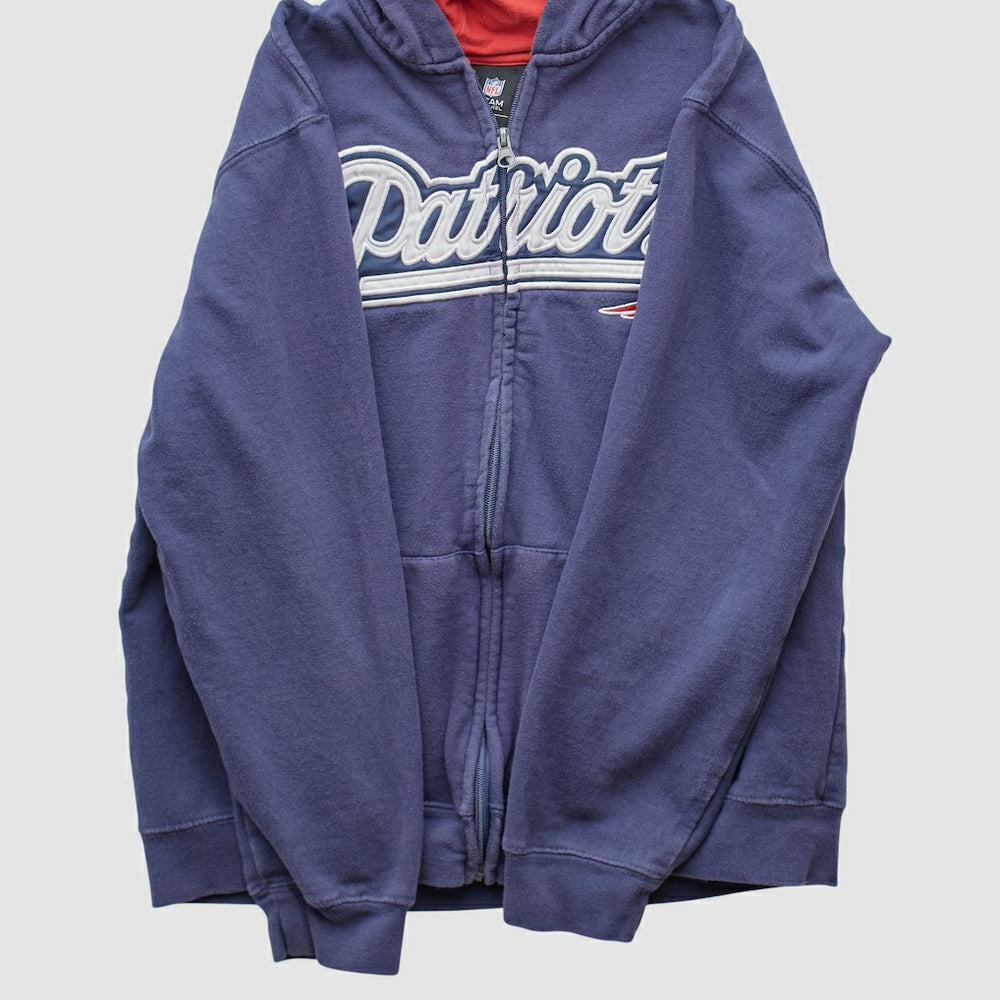 New England Patriots Fanatics NFL 2010s Hooded Full Zip Sweatshirt