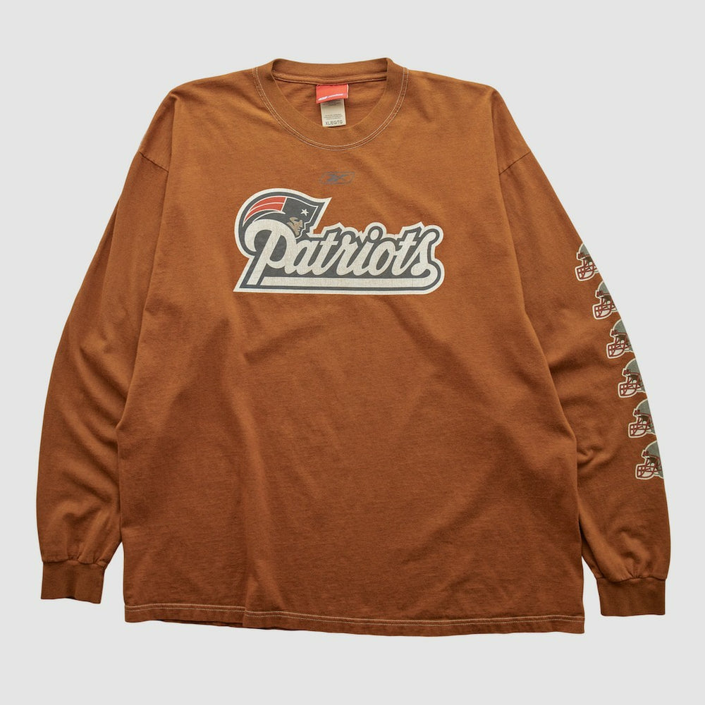 New England Patriots Fanatics Reebok 2000s Long Sleeve T-shirt