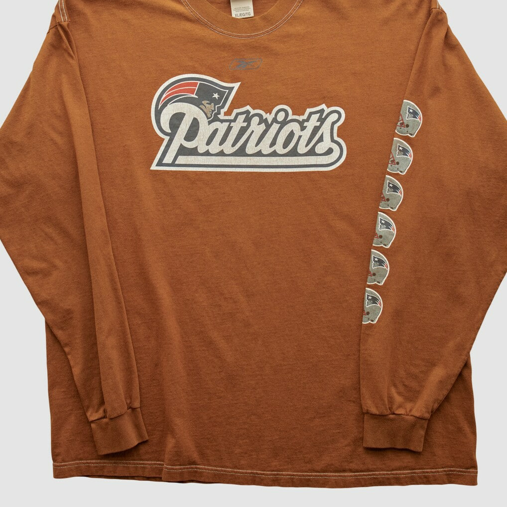 New England Patriots Fanatics Reebok 2000s Long Sleeve T-shirt