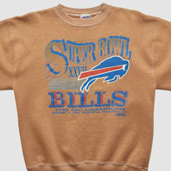 Buffalo Bills Fanatics Super Bowl XXVII Trench 1992 Pullover Sweatshirt