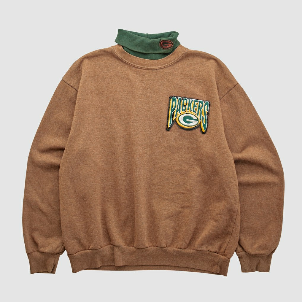 Green Bay Packers Fanatics Majestic 90s Pullover Sweatshirt