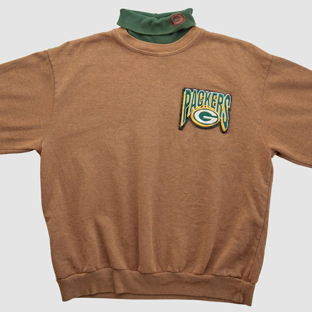 Green Bay Packers Fanatics Majestic 90s Pullover Sweatshirt