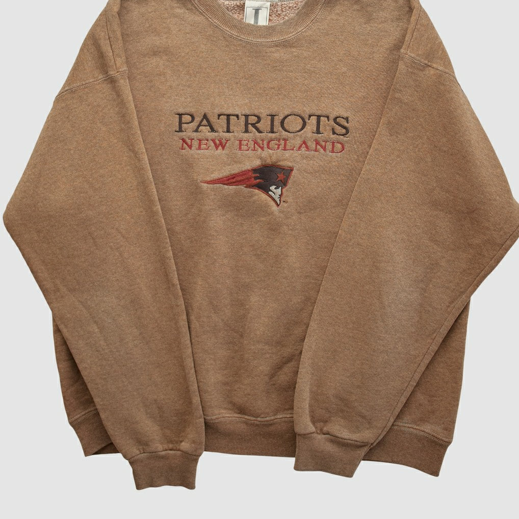 New England Patriots Fanatics Jostens 90s Pullover Sweatshirt