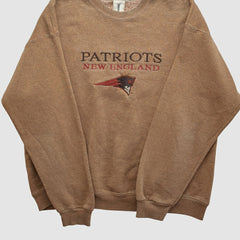 New England Patriots Fanatics Jostens 90s Pullover Sweatshirt