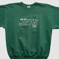 New York Jets Fanatics Champion 2000s Pullover Sweatshirt