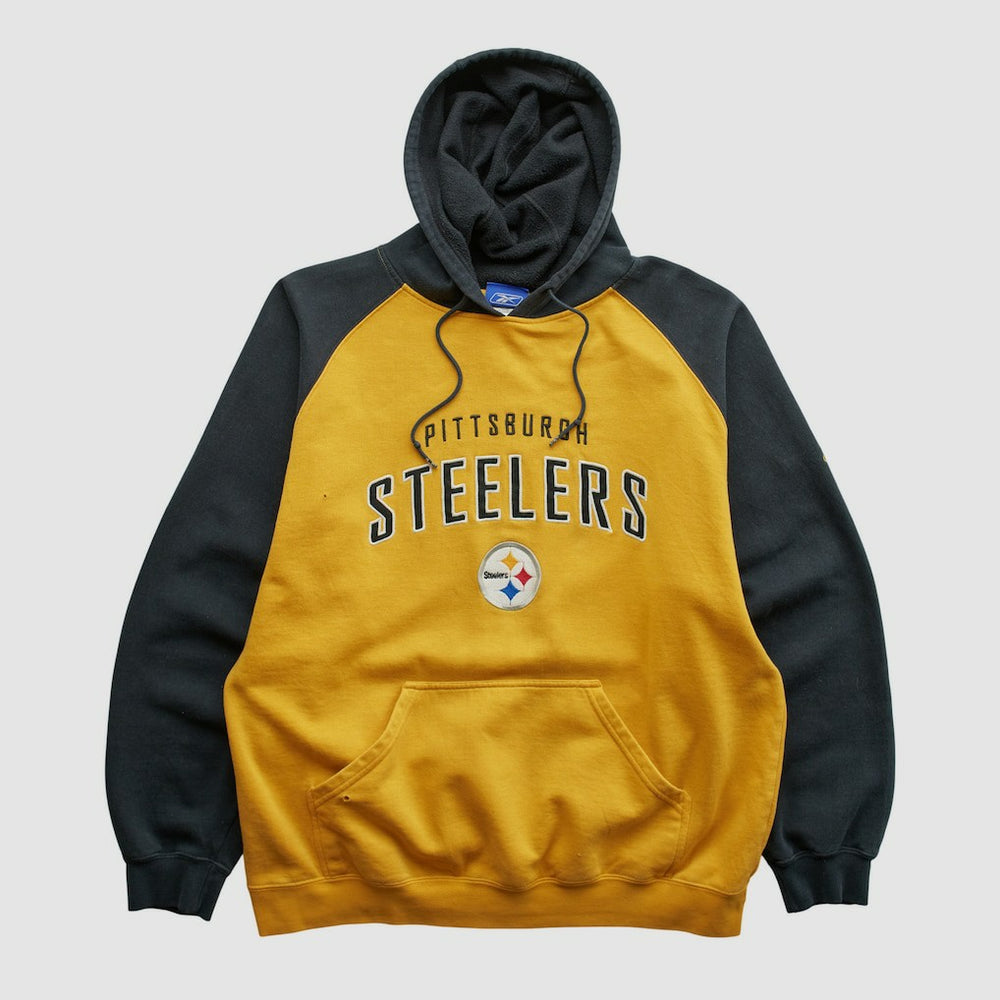 Pittsburgh Steelers Fanatics Reebok 2000s Hooded Pullover Sweatshirt