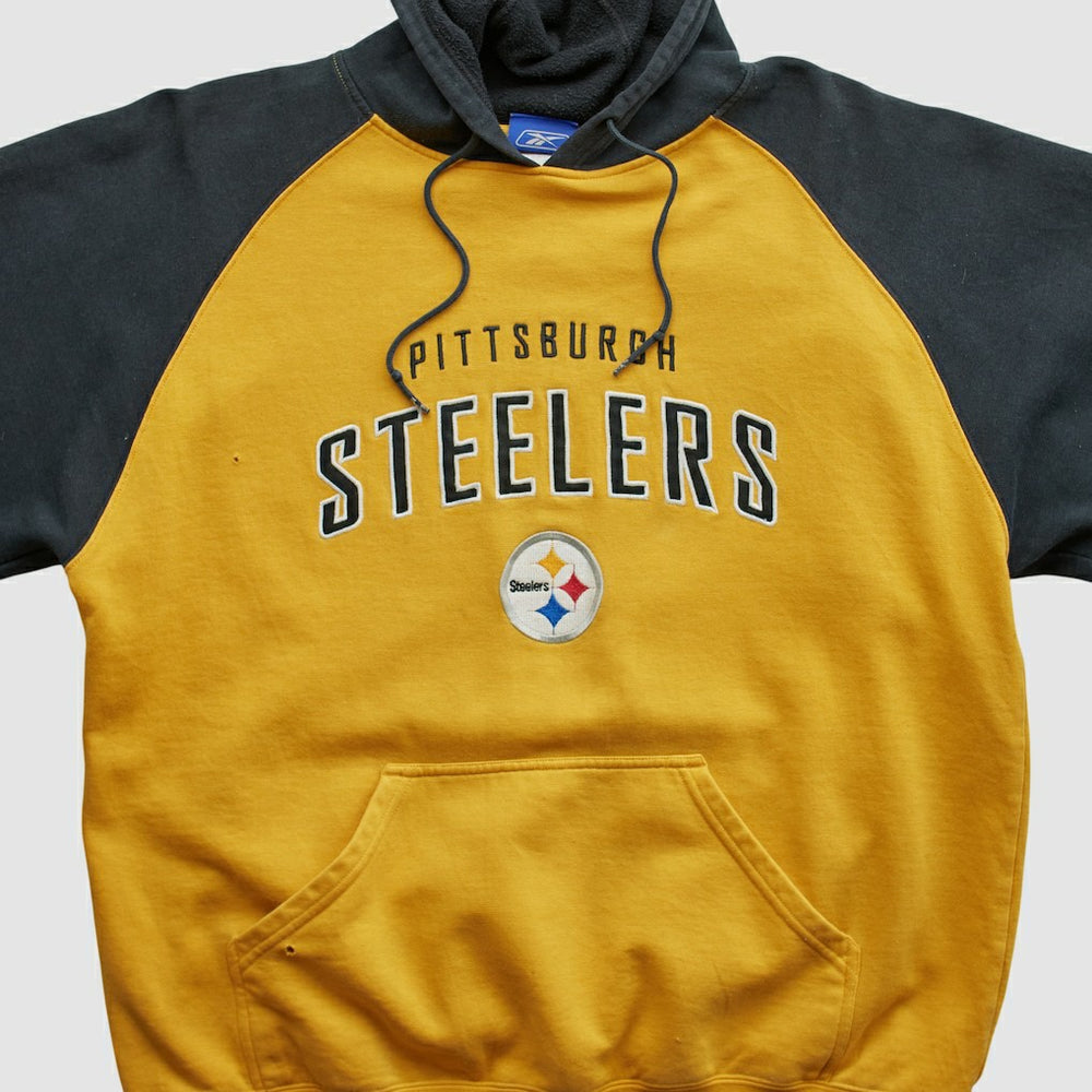Pittsburgh Steelers Fanatics Reebok 2000s Hooded Pullover Sweatshirt