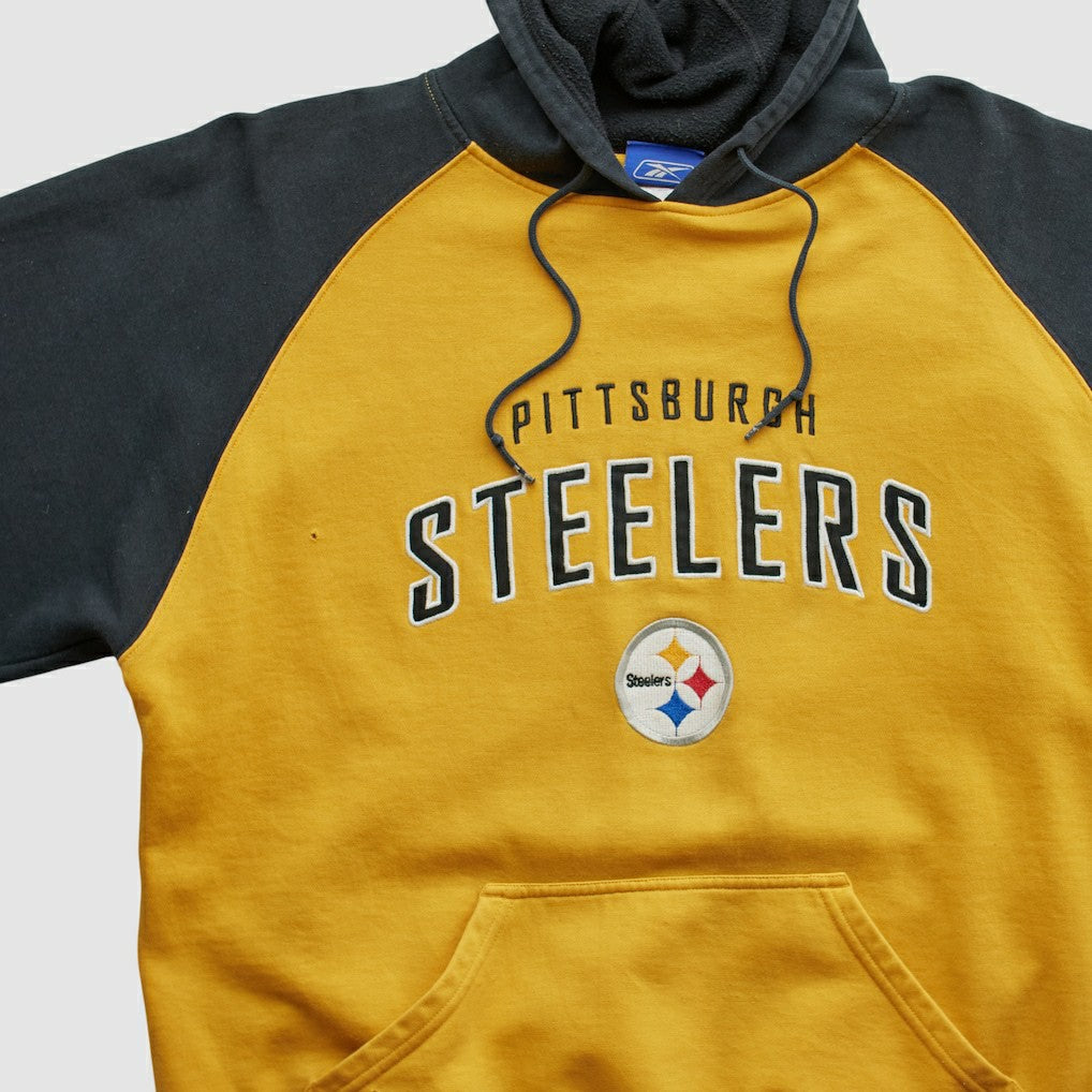 Pittsburgh Steelers Fanatics Reebok 2000s Hooded Pullover Sweatshirt