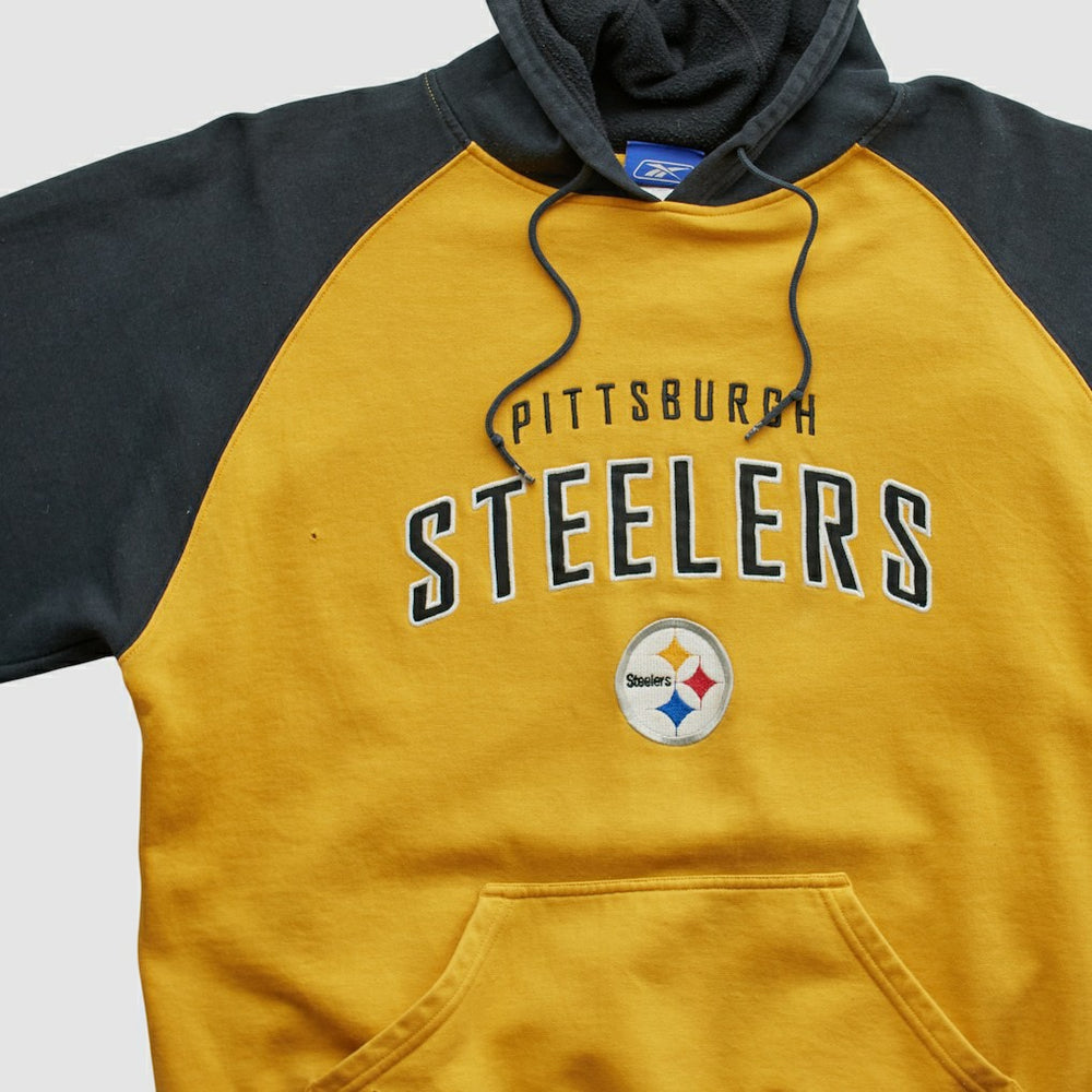 Pittsburgh Steelers Fanatics Reebok 2000s Hooded Pullover Sweatshirt
