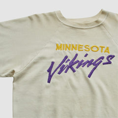 Minnesota Vikings Fanatics Logo 7 80s Pullover Sweatshirt