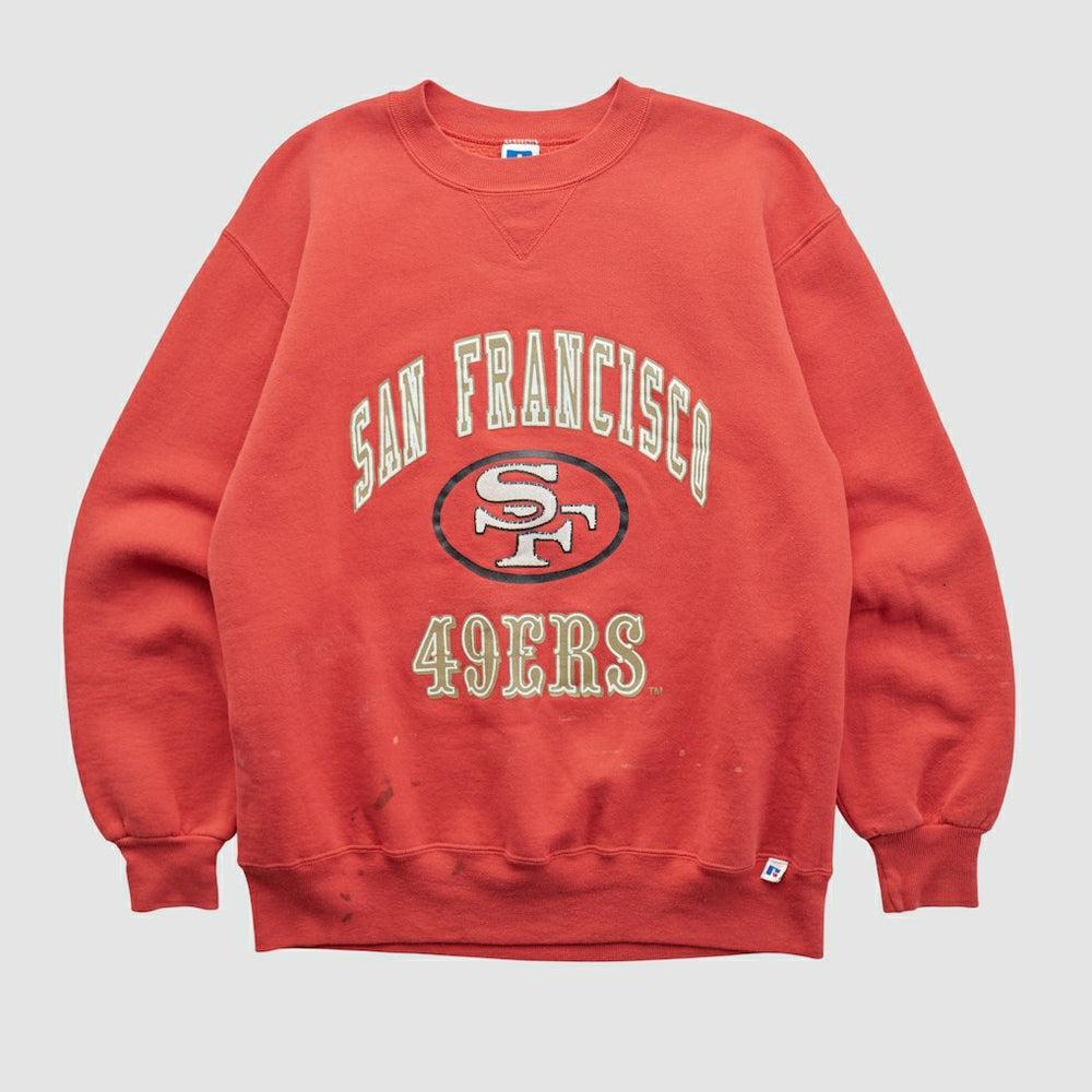 San Francisco 49ers Fanatics Russell 90s Pullover Sweatshirt