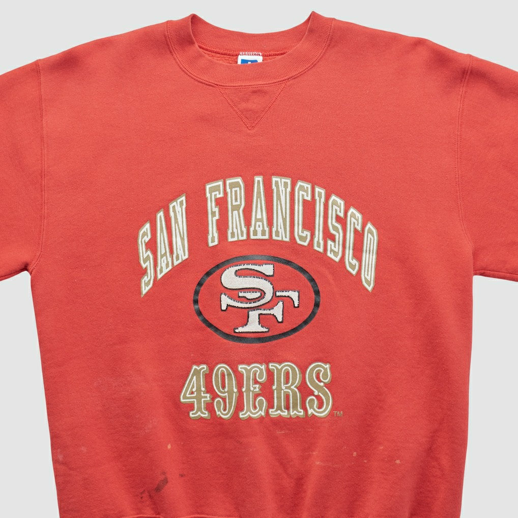 San Francisco 49ers Fanatics Russell 90s Pullover Sweatshirt