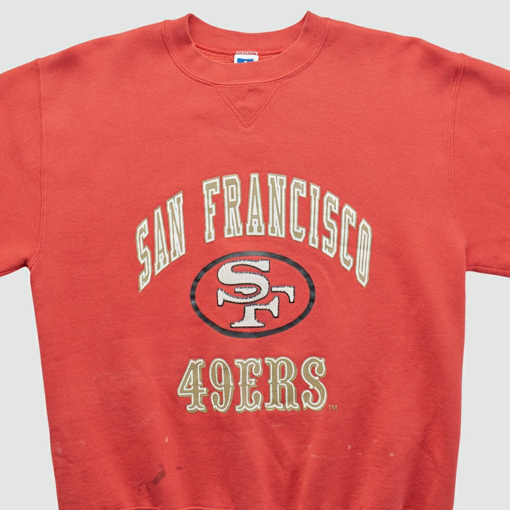 San Francisco 49ers Fanatics Russell 90s Pullover Sweatshirt