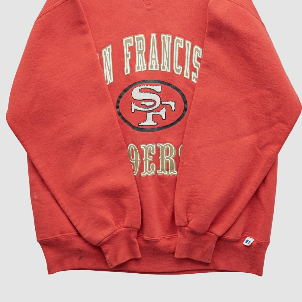 San Francisco 49ers Fanatics Russell 90s Pullover Sweatshirt