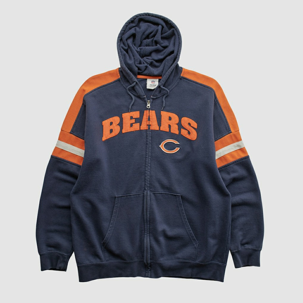 Chicago Bears Fanatics NFL 2010s Hooded Full Zip Sweatshirt