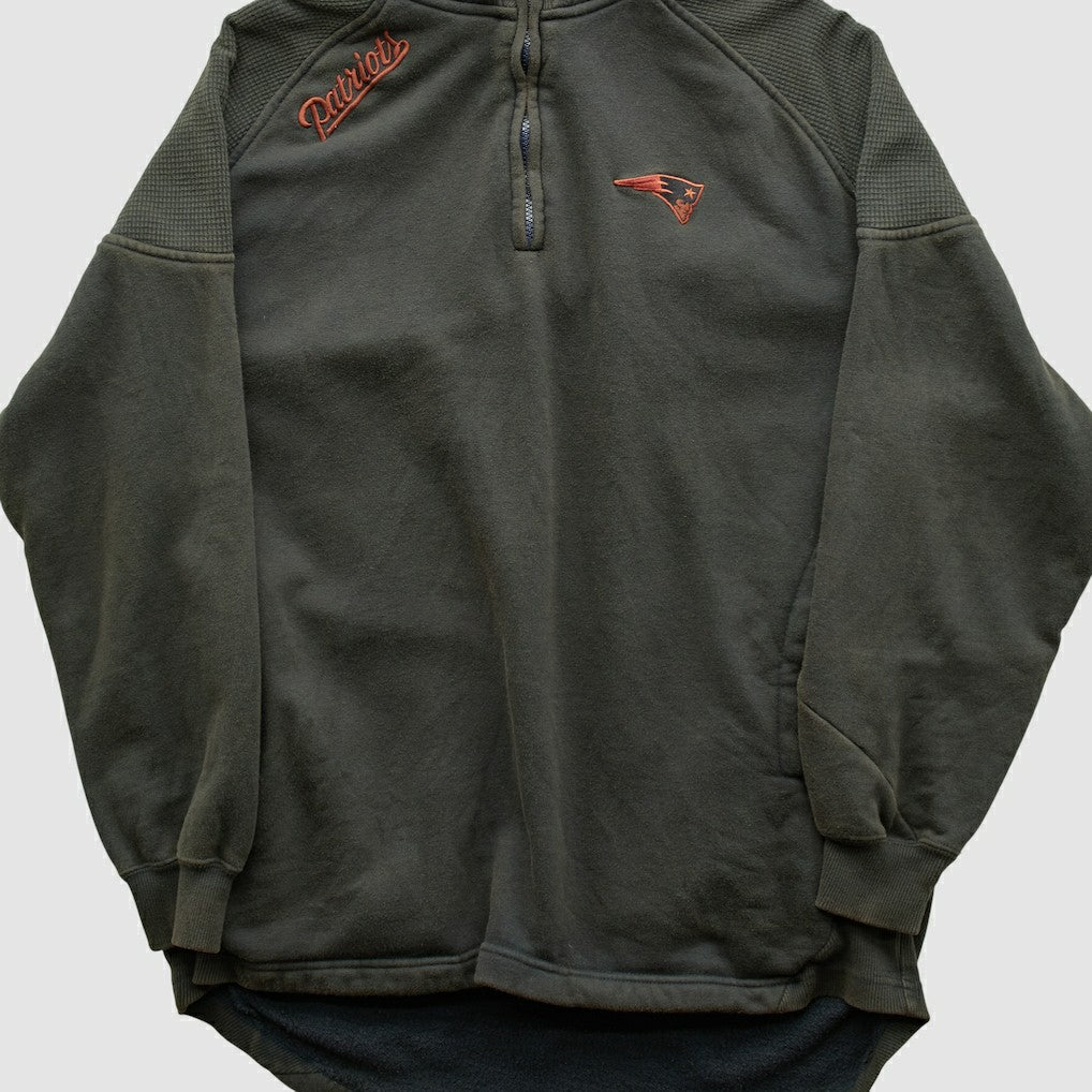 New England Patriots Fanatics NFL 2010s Hooded 1/4 Zip Sweatshirt