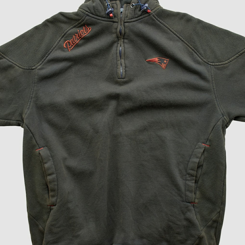 New England Patriots Fanatics NFL 2010s Hooded 1/4 Zip Sweatshirt