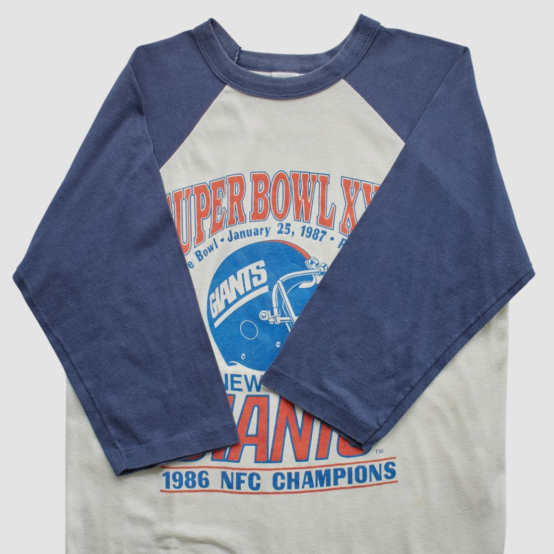 New York Giants Fanatics Super Bowl XXI Trench 1986 T-shirt