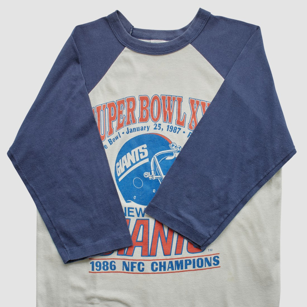 New York Giants Fanatics Super Bowl XXI Trench 1986 T-shirt