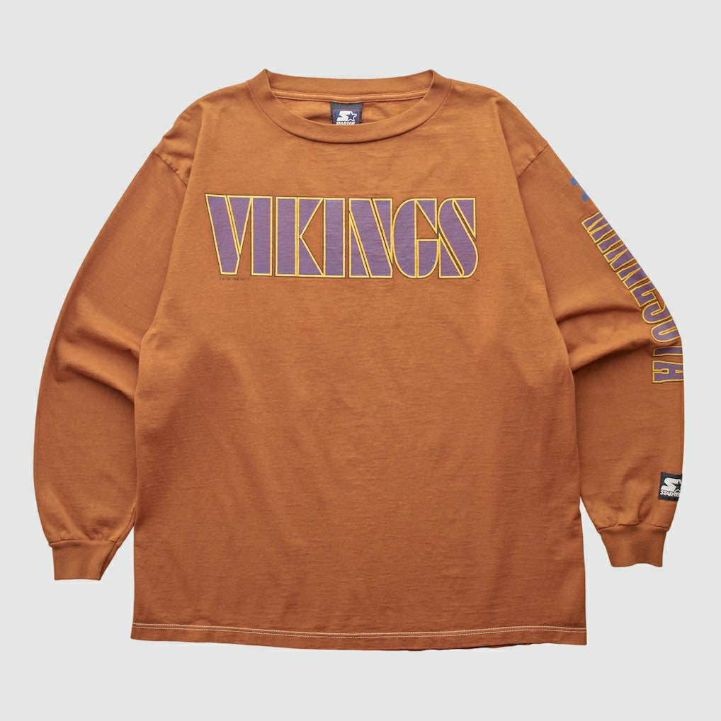Minnesota Vikings Fanatics Starter 90s Long Sleeve T-shirt