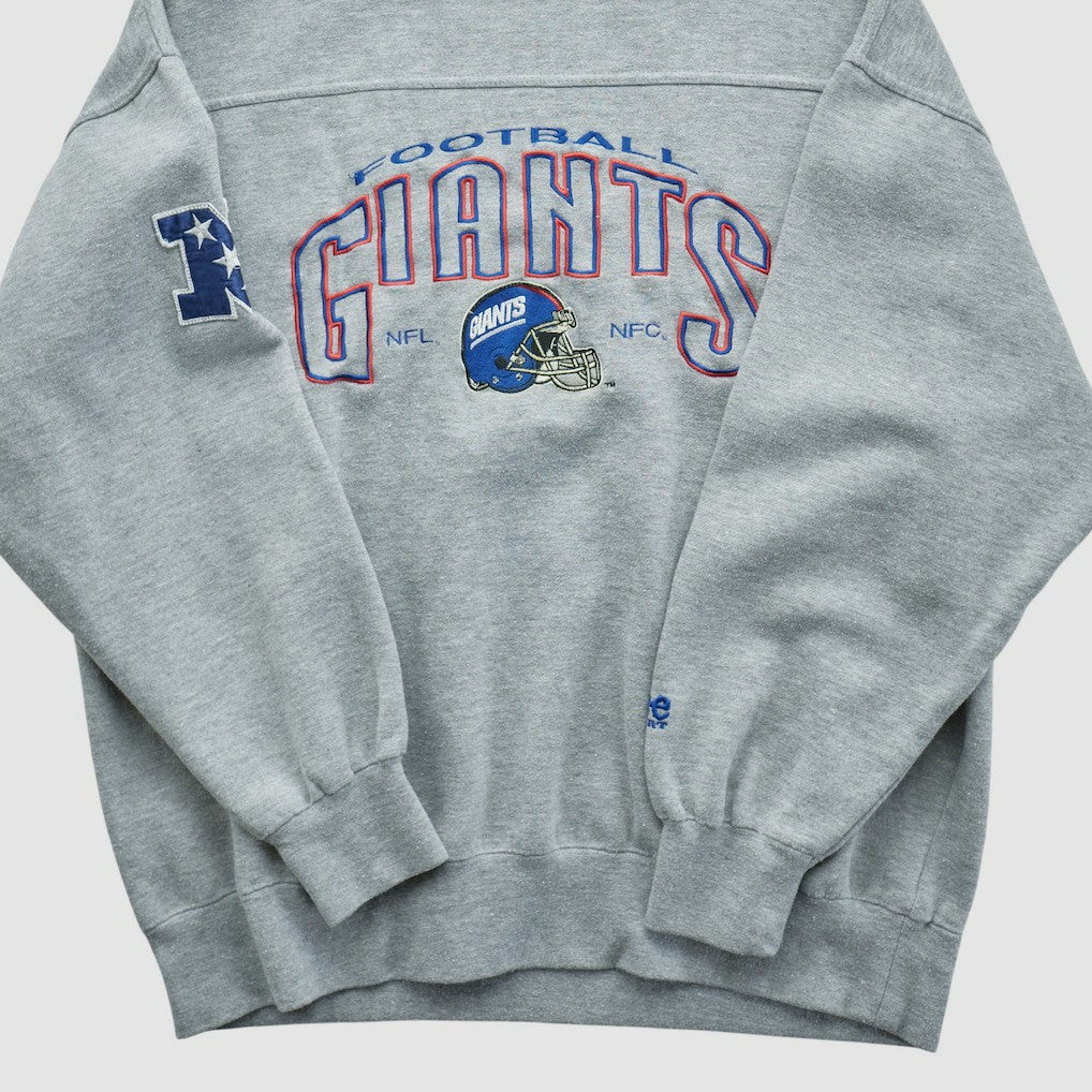 New York Giants Fanatics Lee Apparel 90s Pullover Sweatshirt
